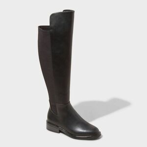 A New Day - Women's Hope Wide Calf Tall Boots - A New Day Blac Black